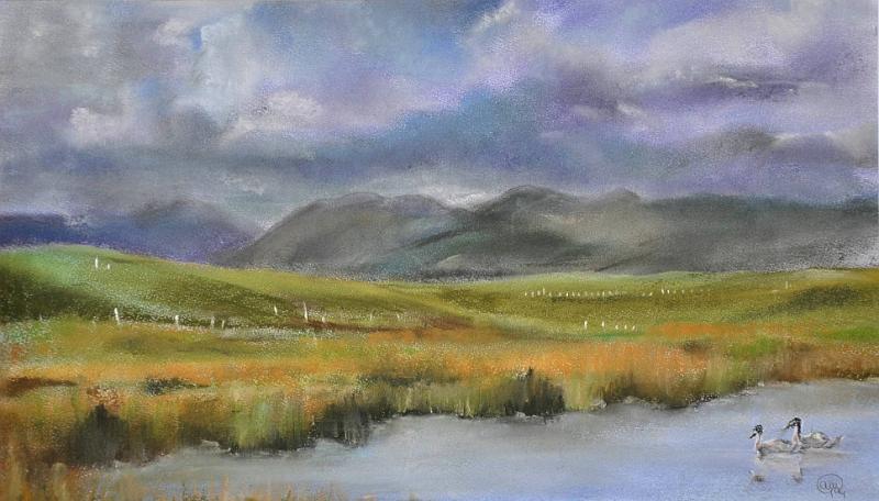 menace d'orage.jpg - Pastel  format 30x45